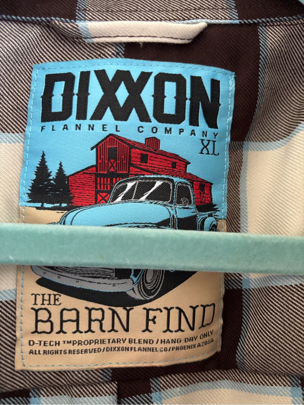 Dixxon Flannel shirt the barn find d-tech - Picture 6 of 6